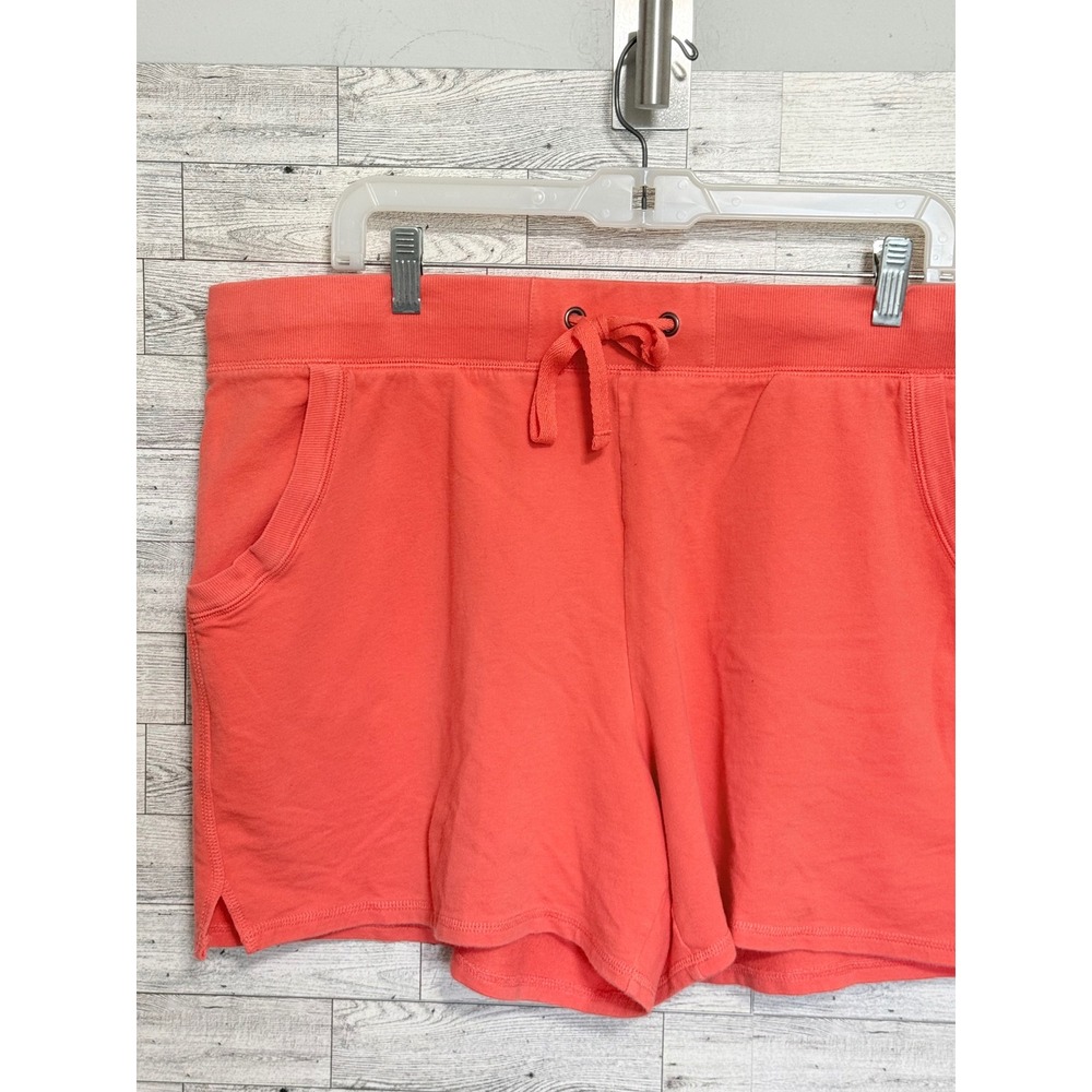 Sonoma Goods For Life Womens XL Coral‎  French Terry Lounge Shorts Drawstring - Picture 4 of 9